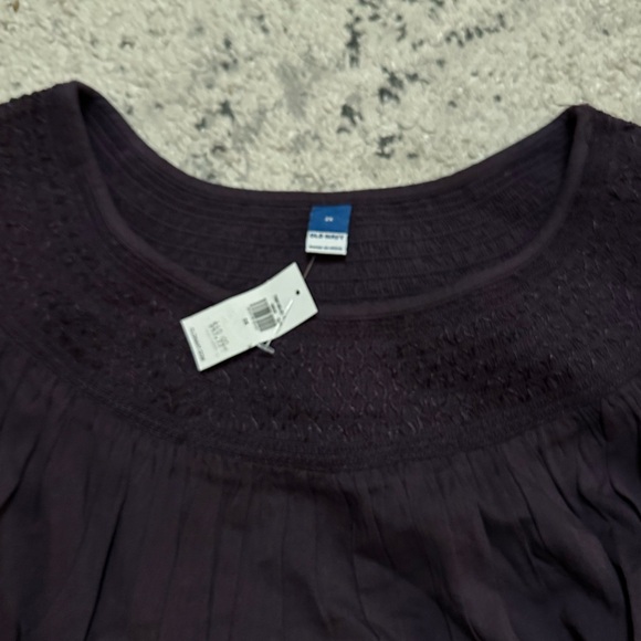 Old Navy Long-Sleeve Tiered Smocked Embroidered Mini Swing Dress size 2X - Picture 4 of 5